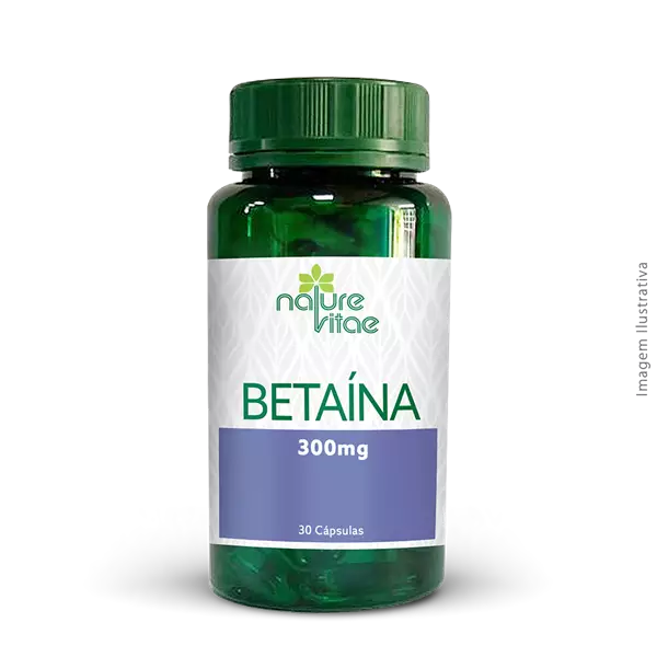 Betaína 300mg 30 Cápsulas Betaína 300mg 30 Cápsulas
