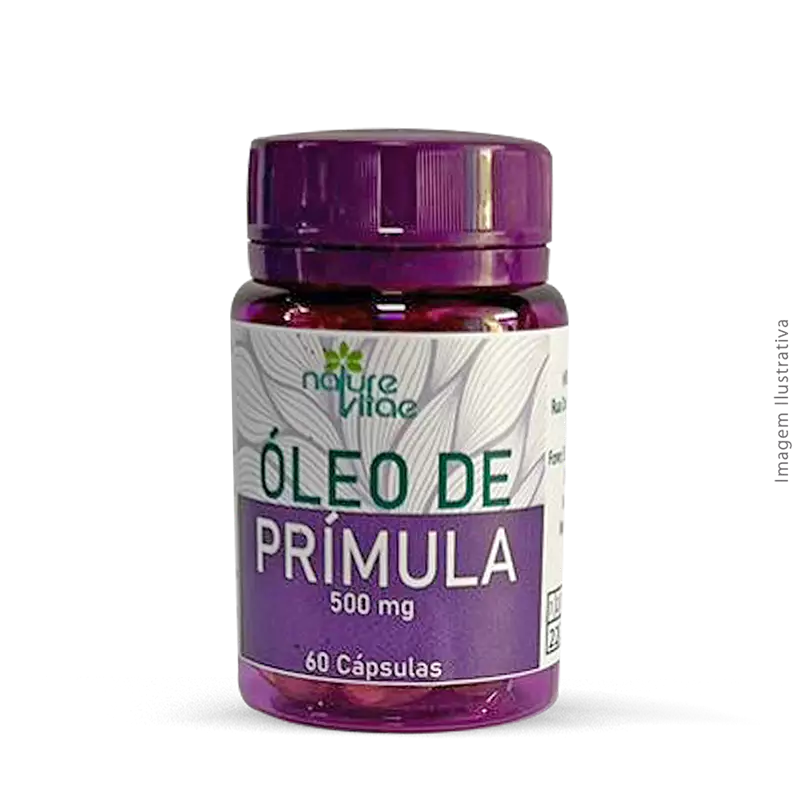 Óleo de Prímula 500mg 60 Cápsulas