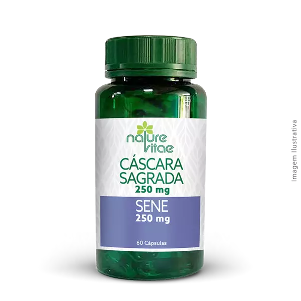 Cáscara Sagrada 250mg + Sene 250mg 60 Cápsulas