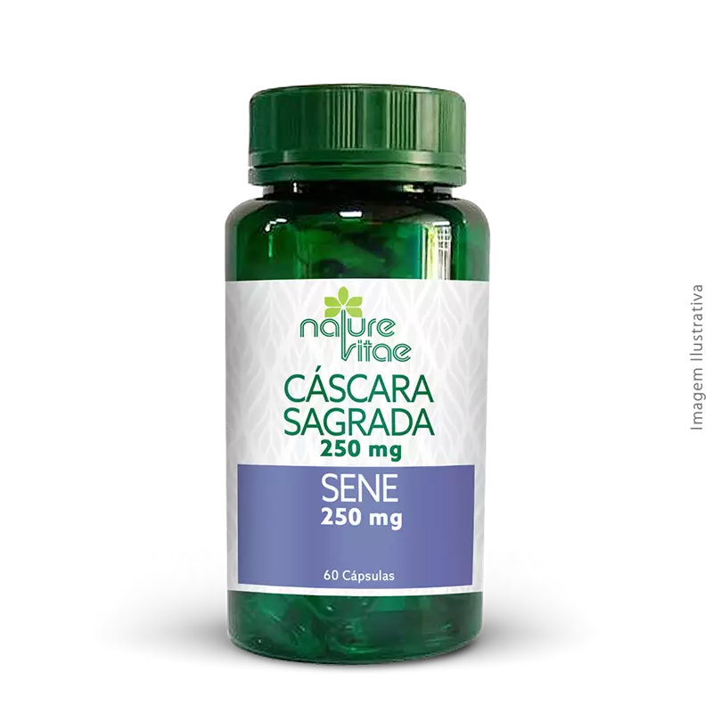 Cáscara Sagrada 250mg + Sene 250mg 60 Cápsulas