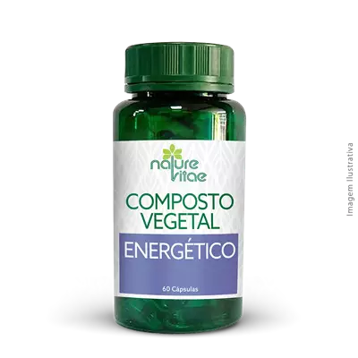 Composto Vegetal Energético 60 Cápsulas