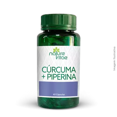 Cúrcuma + Piperina 60 Cápsulas