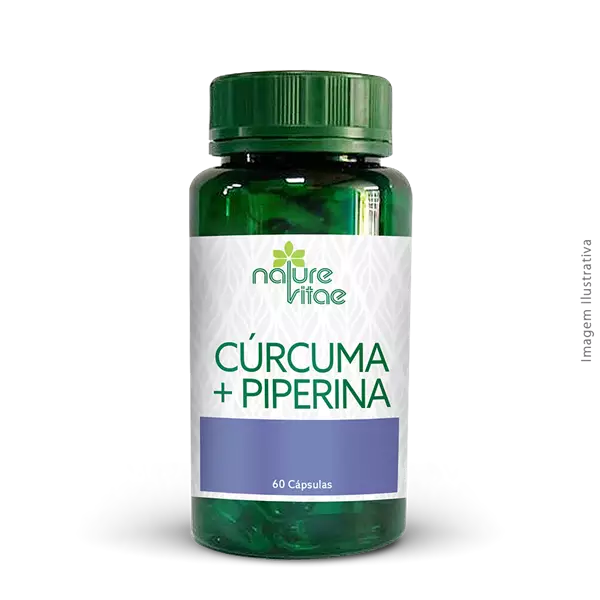 Cúrcuma + Piperina 60 Cápsulas Cúrcuma + Piperina 60 Cápsulas