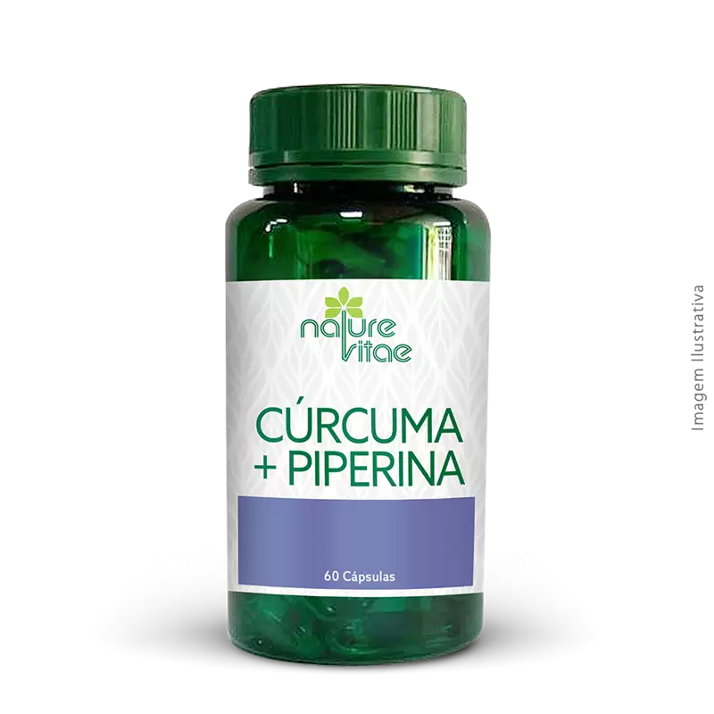 Cúrcuma + Piperina 60 Cápsulas