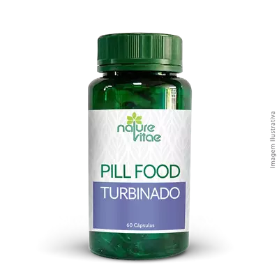 Pill Food Turbinado 60 Cápsulas