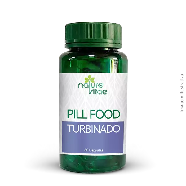 Pill Food Turbinado 60 Cápsulas