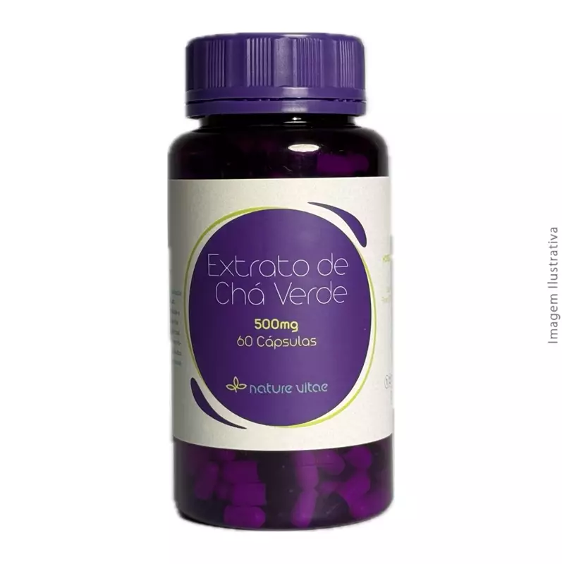 Chá Verde 500mg 60 Cápsulas